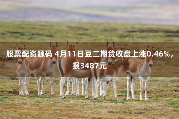 股票配资源码 4月11日豆二期货收盘上涨0.46%，报3487元