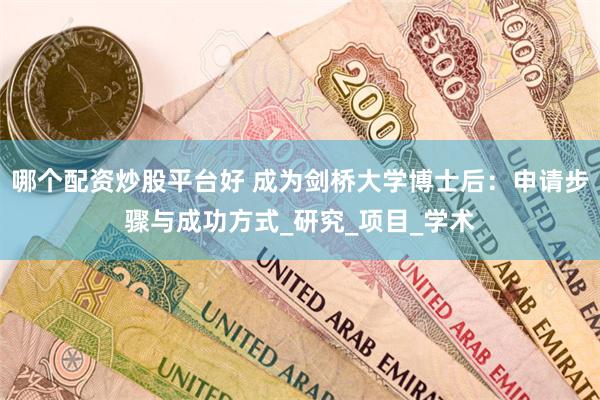 哪个配资炒股平台好 成为剑桥大学博士后：申请步骤与成功方式_研究_项目_学术