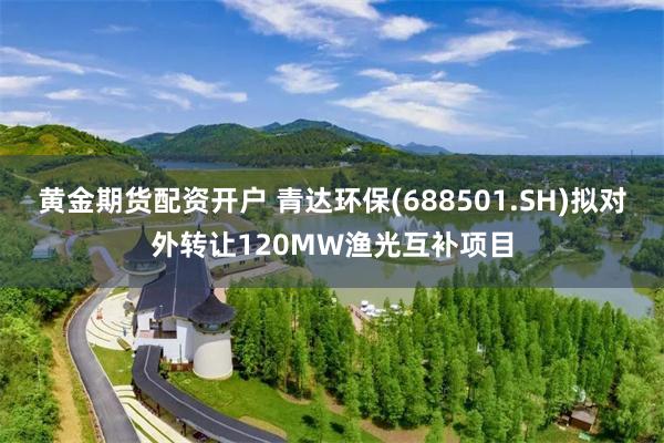 黄金期货配资开户 青达环保(688501.SH)拟对外转让120MW渔光互补项目