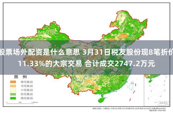 股票场外配资是什么意思 3月31日税友股份现8笔折价11.33%的大宗交易 合计成交2747.2万元