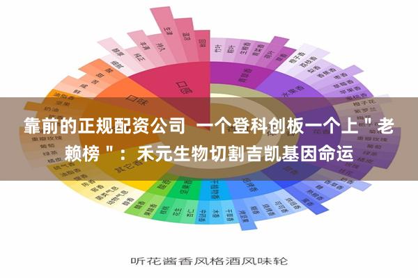 靠前的正规配资公司  一个登科创板一个上＂老赖榜＂：禾元生物切割吉凯基因命运